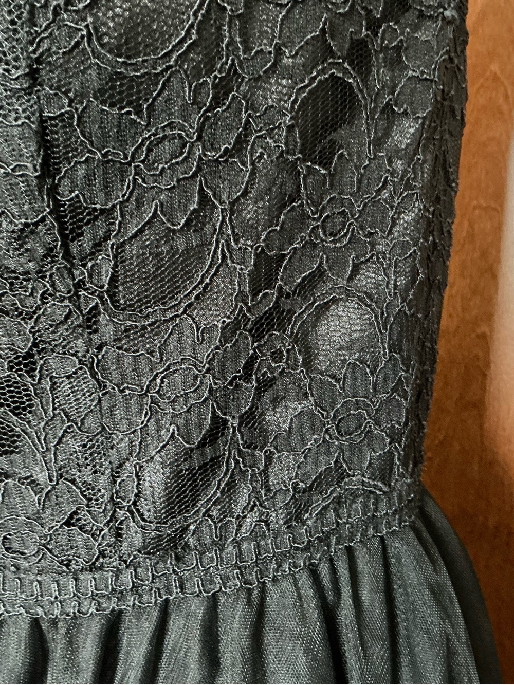 Morilee by Madeline Gardner Long Formal Gown Dress Size 12 Black Elegant Luxury - Picture 5 of 16